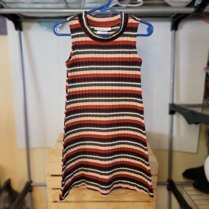 Bonnie Jean Top (ONLY) Striped Sleeveless Shimmer - Size 5